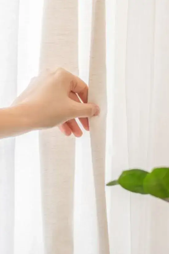 Premium linen curtains Dubai for bedrooms and villas