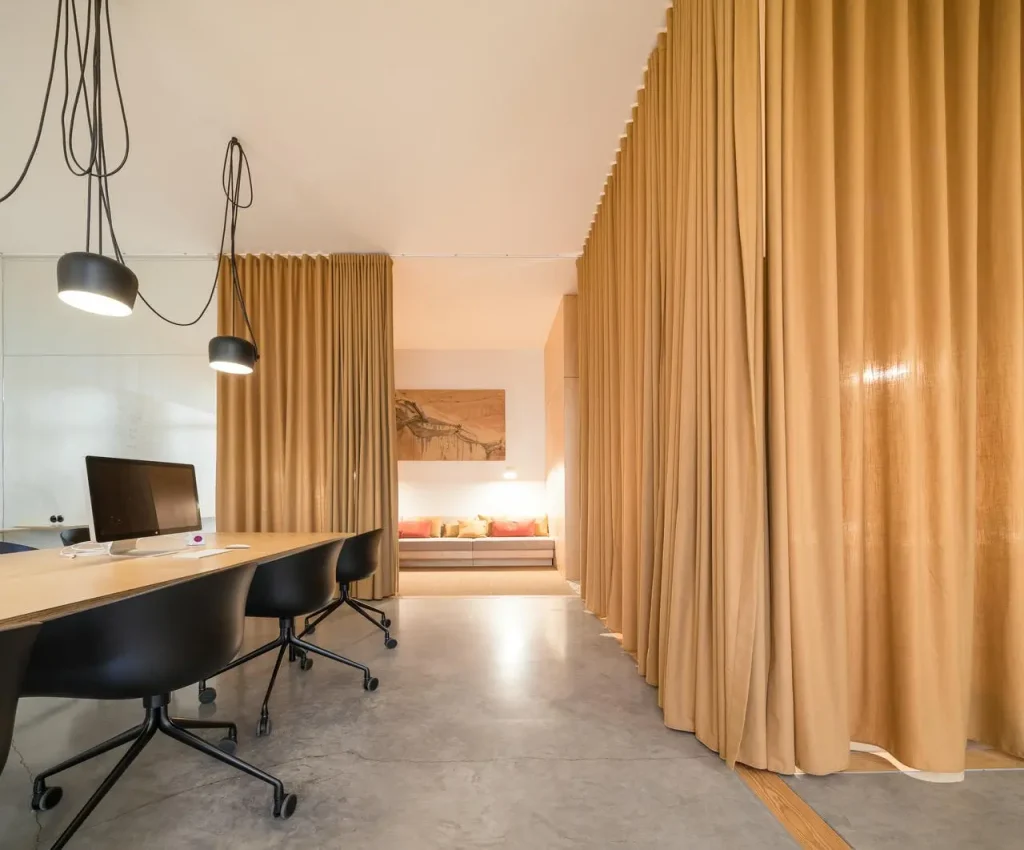Office-Motorized-Curtain