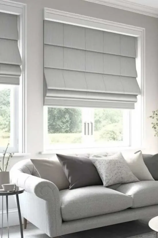 Roman Blinds For Drawing Room