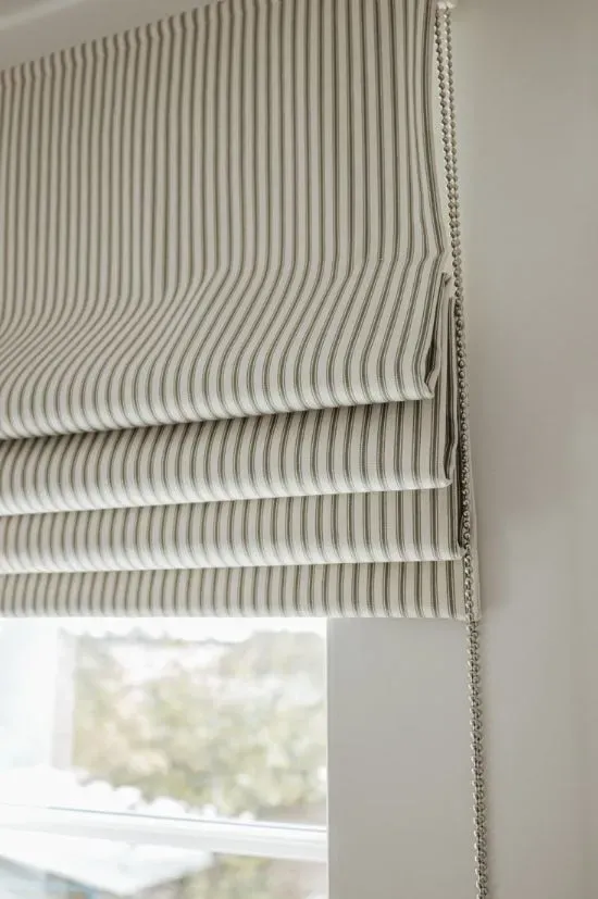 Lined Roman Blinds