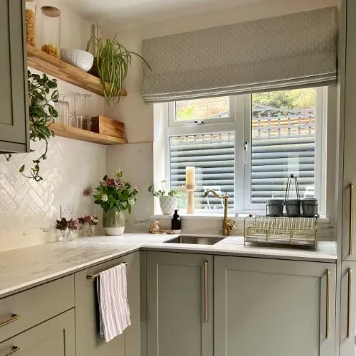 Kitchen Roman Blinds