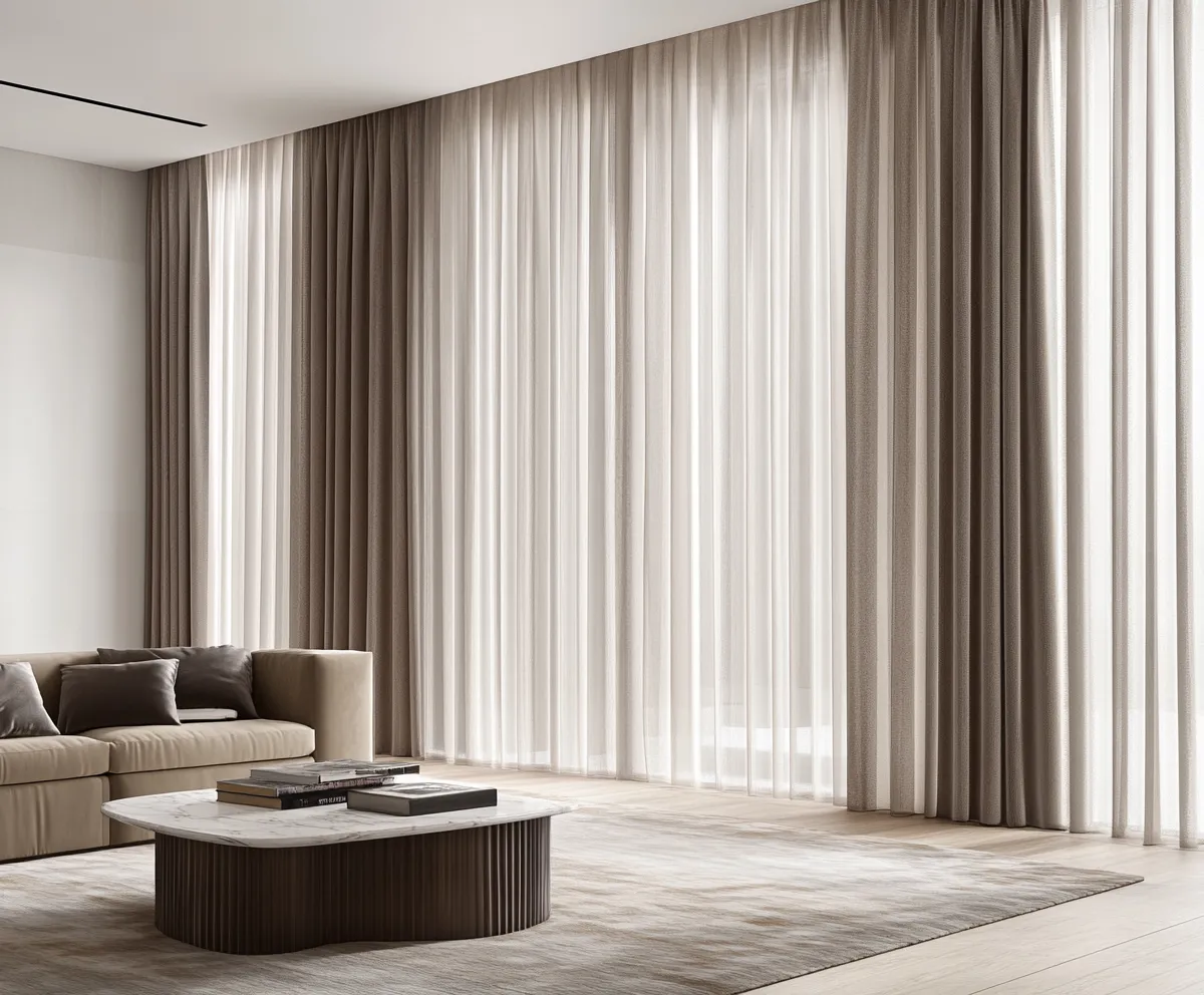 High Ceiling Sheer Curtains Dubai