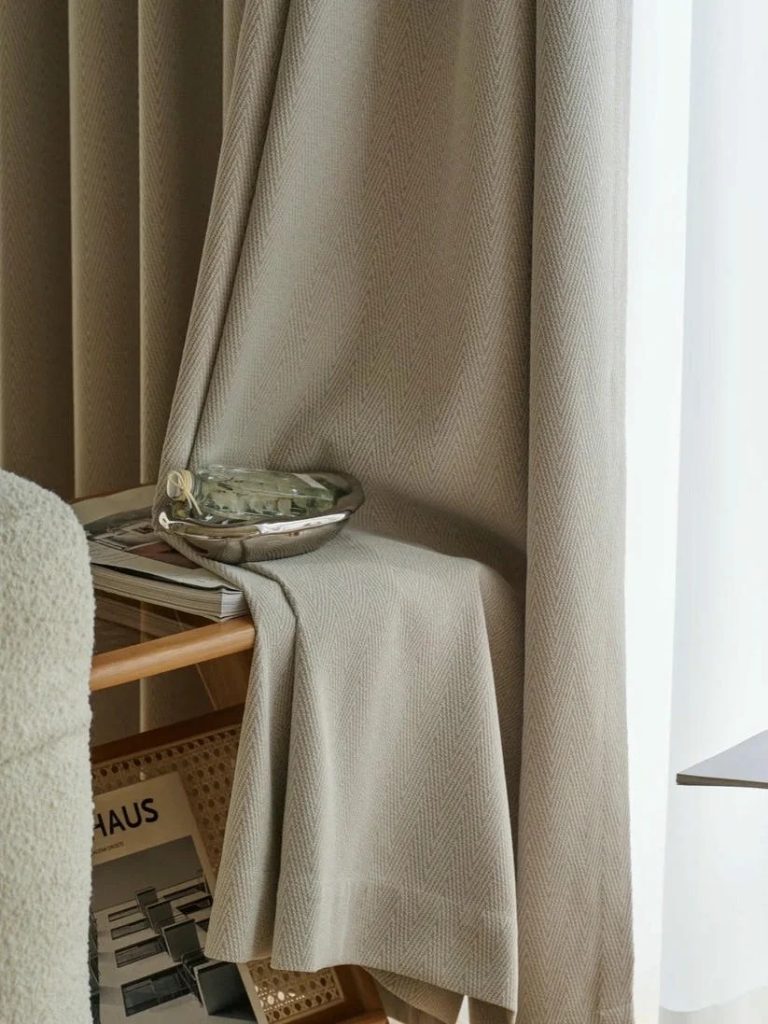 Herringbone Blackout Curtains