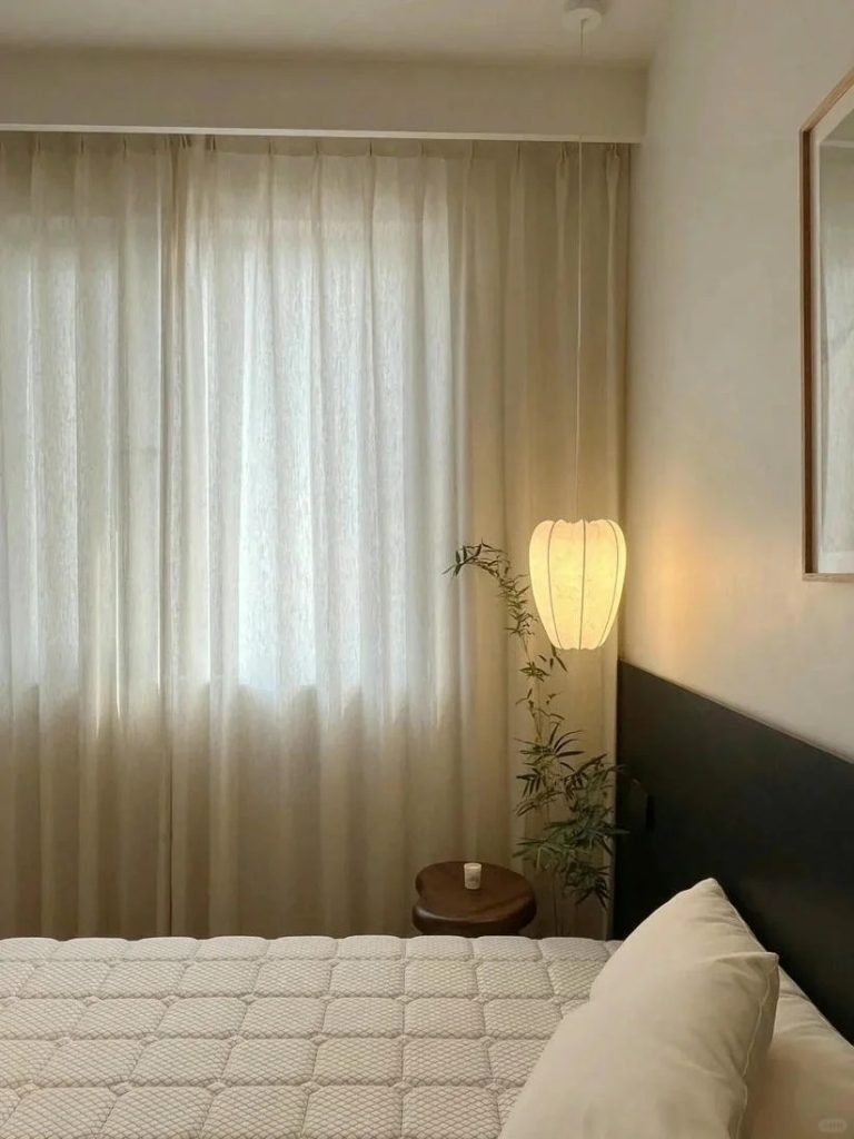 Linen Wool Blend Linen Sheer Curtains