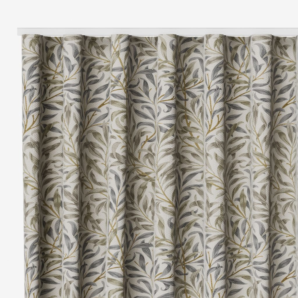 William Morris Willow Bough mink curtain