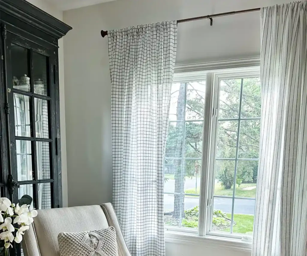 Sheer linen curtains Dubai for bright open spaces