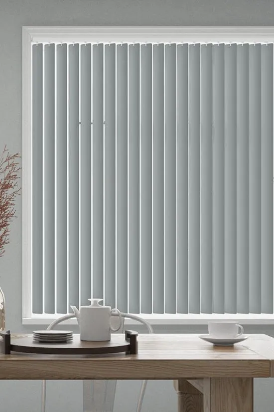 White Vertical-Blinds