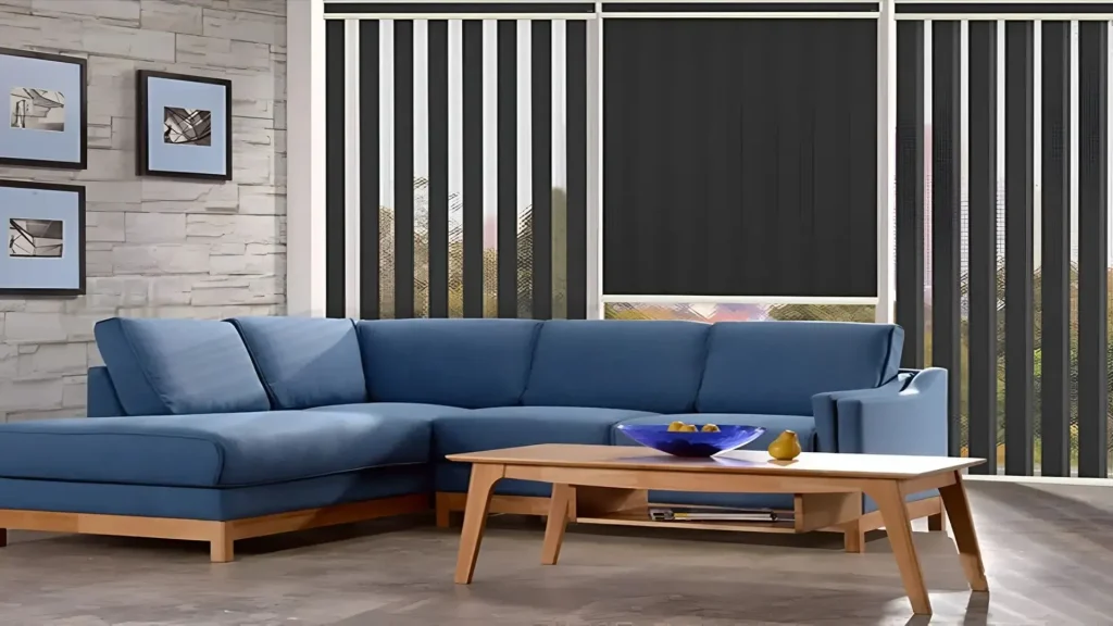Black Vertical Blinds