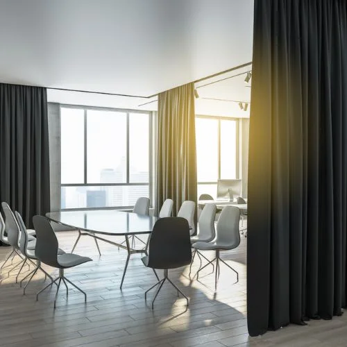 Office eyelet curtains Dubai