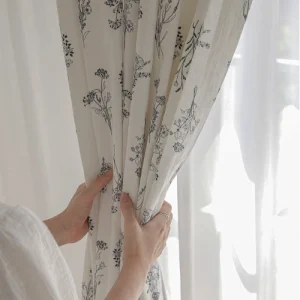 Curtains Ready Made Floral Curtain