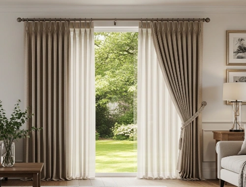 Custom Living Room Curtains In UAE
