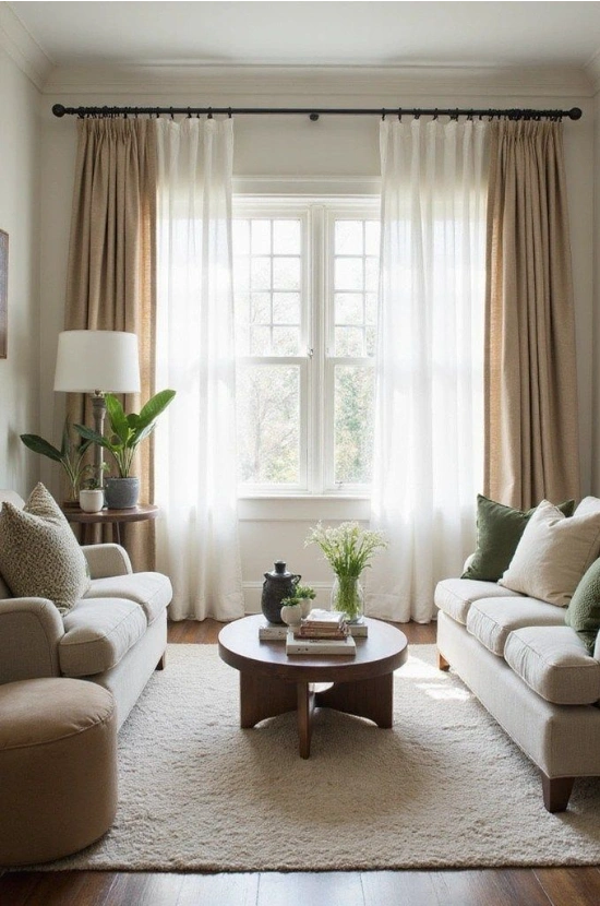 Living Room Curtains in Dubai