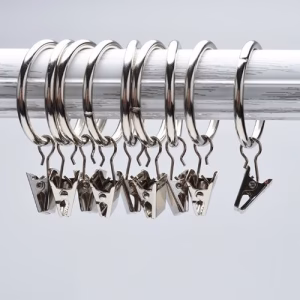 Rust-Resistant Smooth Curtain Rings