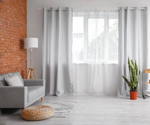 Sheer drapes for living room