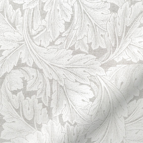 Acanthus Jacquard Ivory Curtains