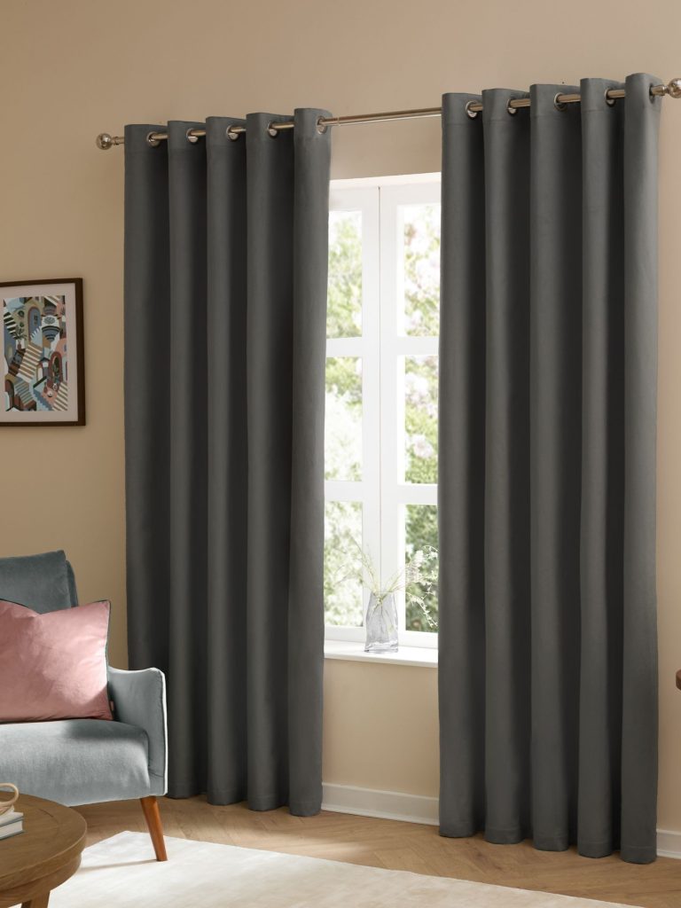 Green Dark Matte Velvet Curtains