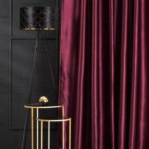 Pierrot burgundy black-out Red curtain