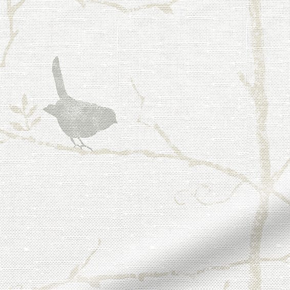 Springs Dawn Chorus Ivory Curtains