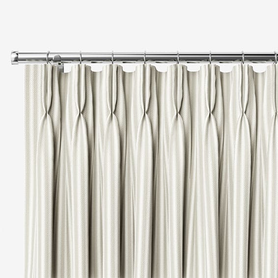 Tiger Stripe Dove Grey Curtains