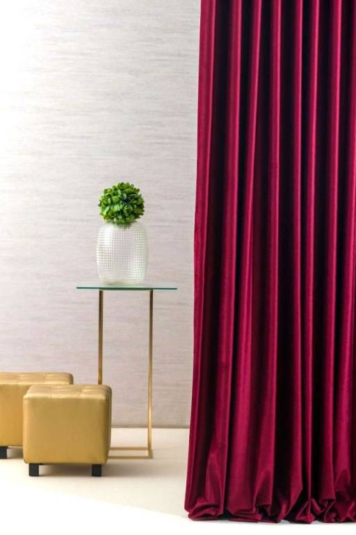 Velluto red velvet curtain