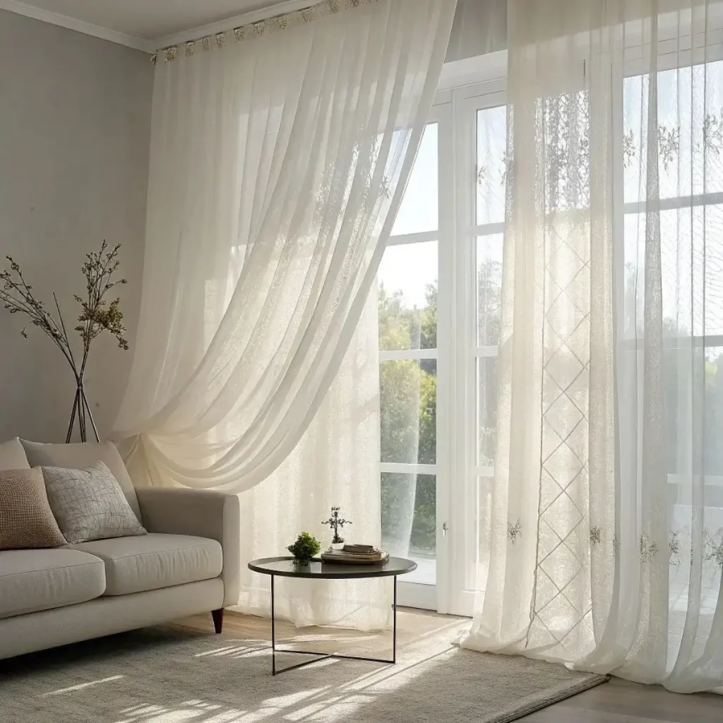 sheer curtain net curtain