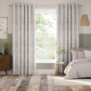 Acanthus Jacquard Ivory Curtains
