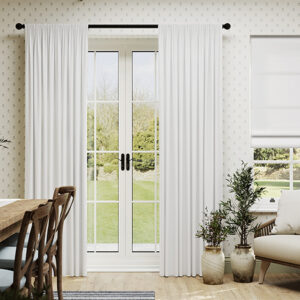 Ascot Bright White Curtains