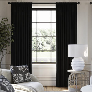 Ascot Night Sky Black Curtains