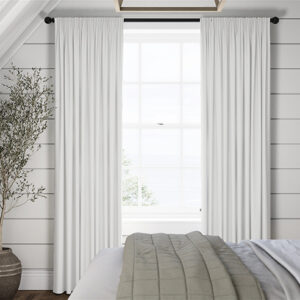 Ascot Snow White Curtains