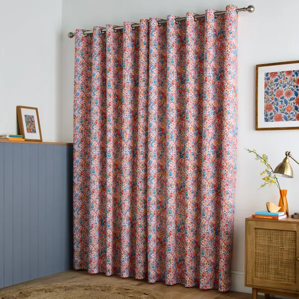 Avie Ditsy Blackout Eyelet Curtains4
