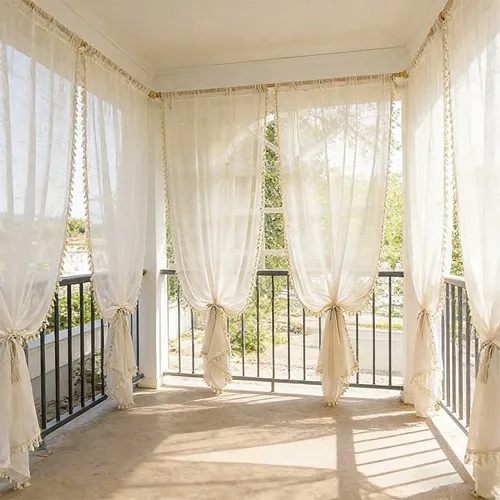Balcony Sheer Curtains
