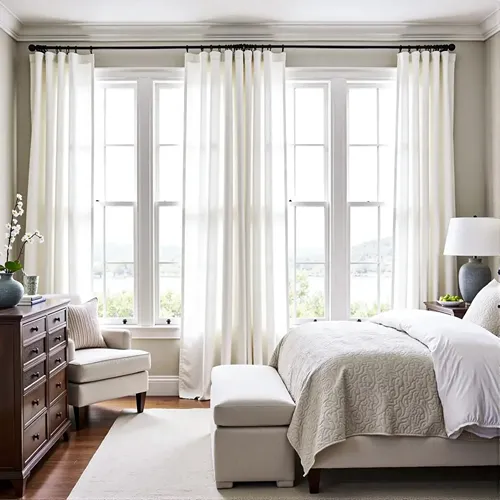 Bedroom Linen Curtains
