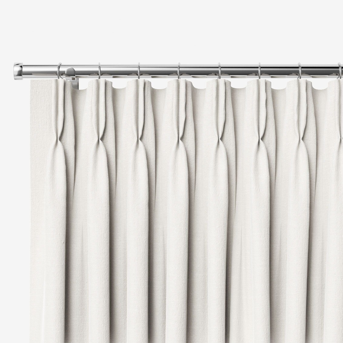 Bijou Linen Alabaster Curtains - Image 3