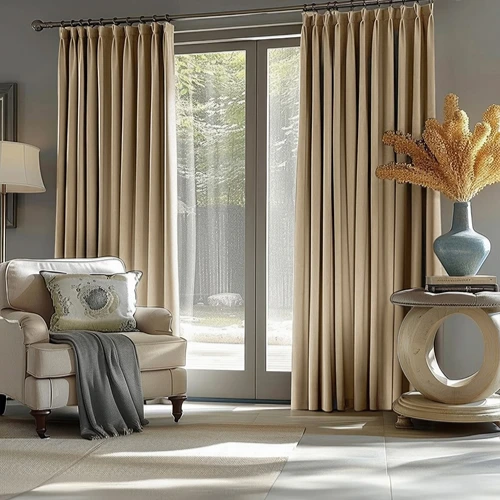Blackout Curtains Dubai Living Room