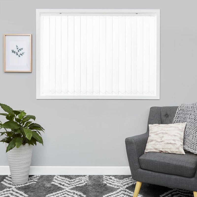 Blocks White Vertical Blinds