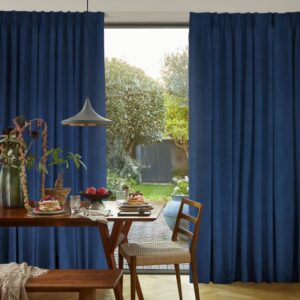 Boheme Ink Blue Curtains