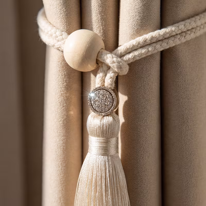 Bohemian Tassel Curtain Tiebacks