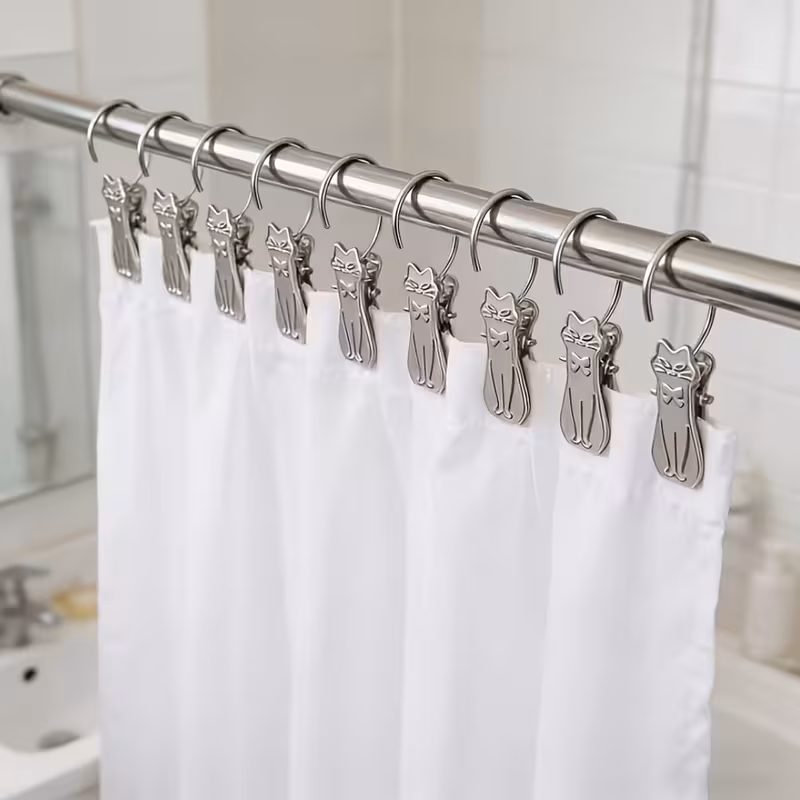 Bowknot Cat Curtain Clips