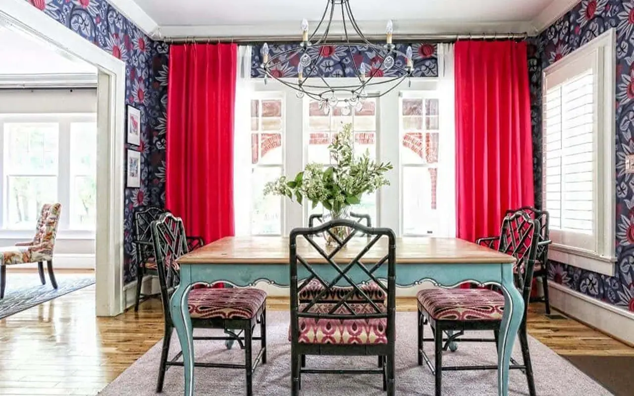 Buy Premium Red Curtains in Dubai