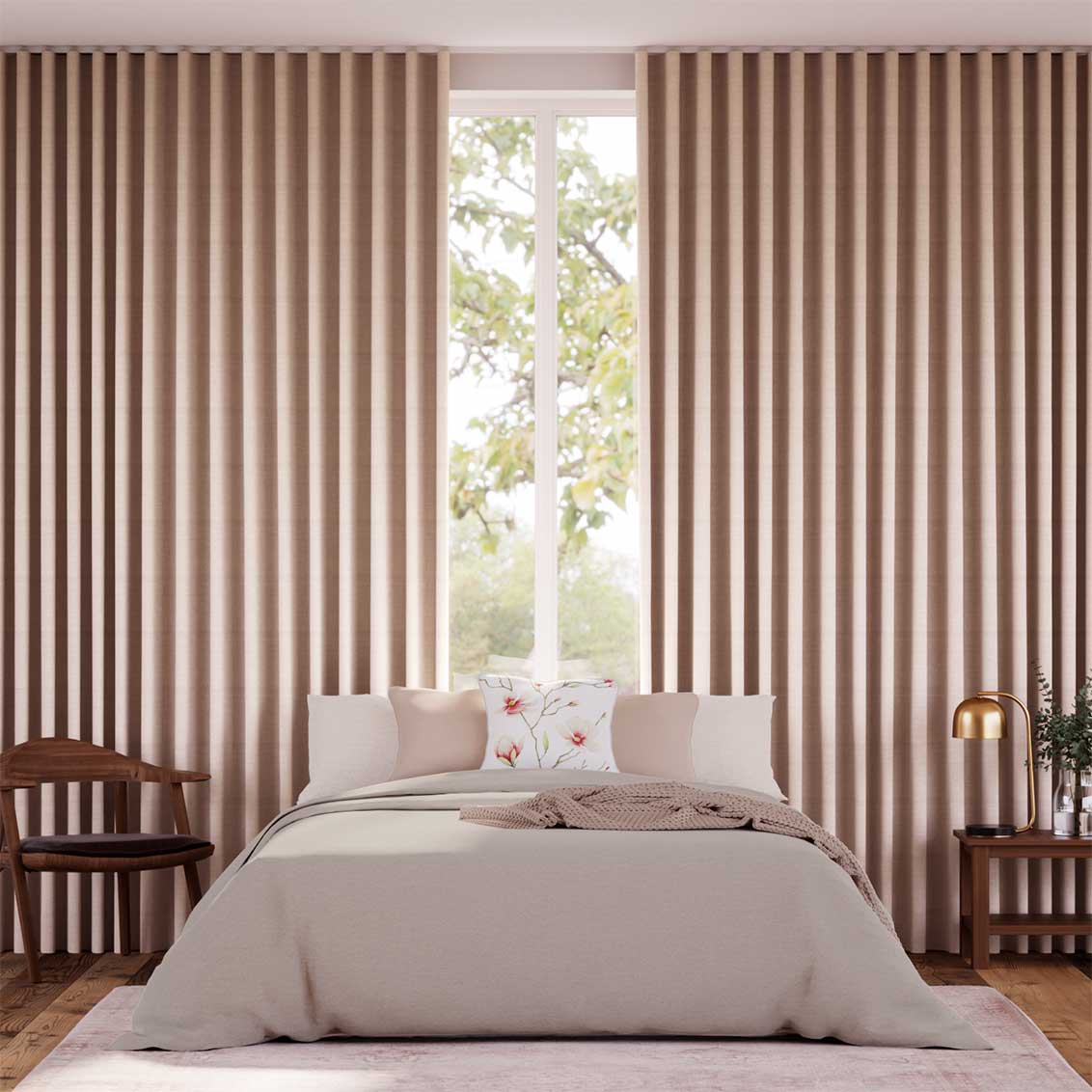 Cavendish Warm Blush Curtains
