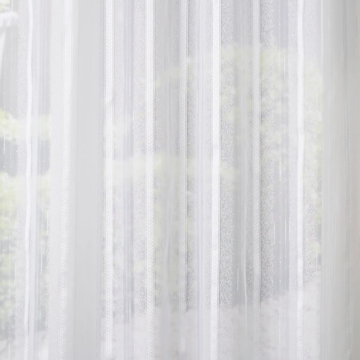 Chevron Made to Measure Voile Curtains3