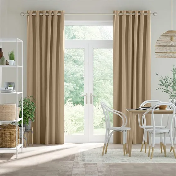 Classic Cavendish Oatmeal Textured Curtains