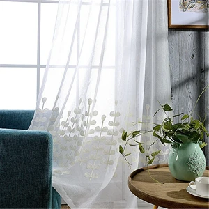 Cotton sheer curtain
