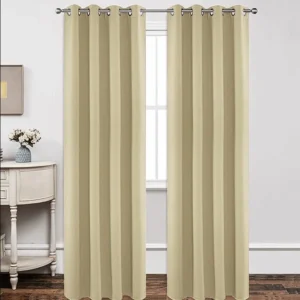 Custom Blackout Back Tab Rod Pocket Curtain