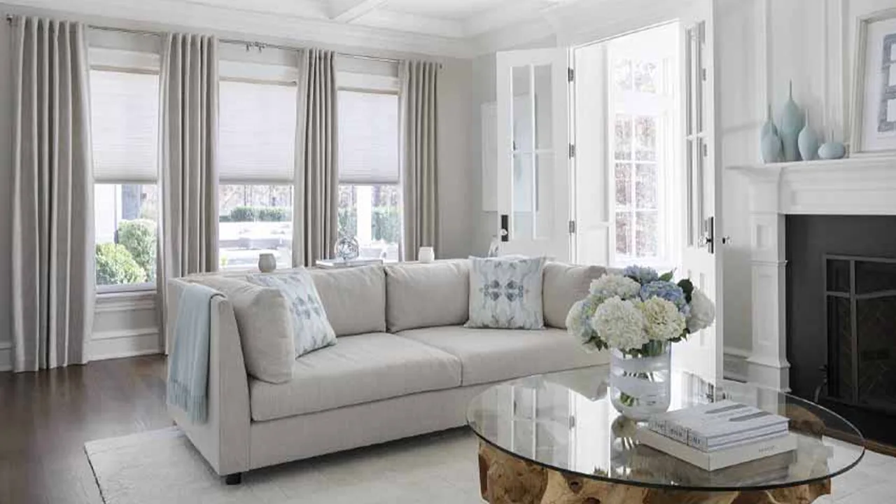 Custom White Curtains in Dubai