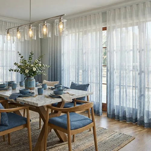 Dining Room Sheer Curtains