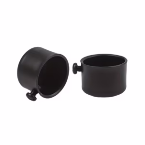 Durable Black Curtain Finial Ends