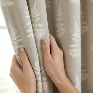 Esher Fern Silver Curtains