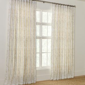 Golden Haze Printed Curtain