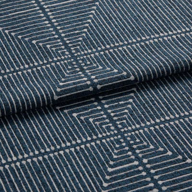 Inkdrop Navy Blue Curtains